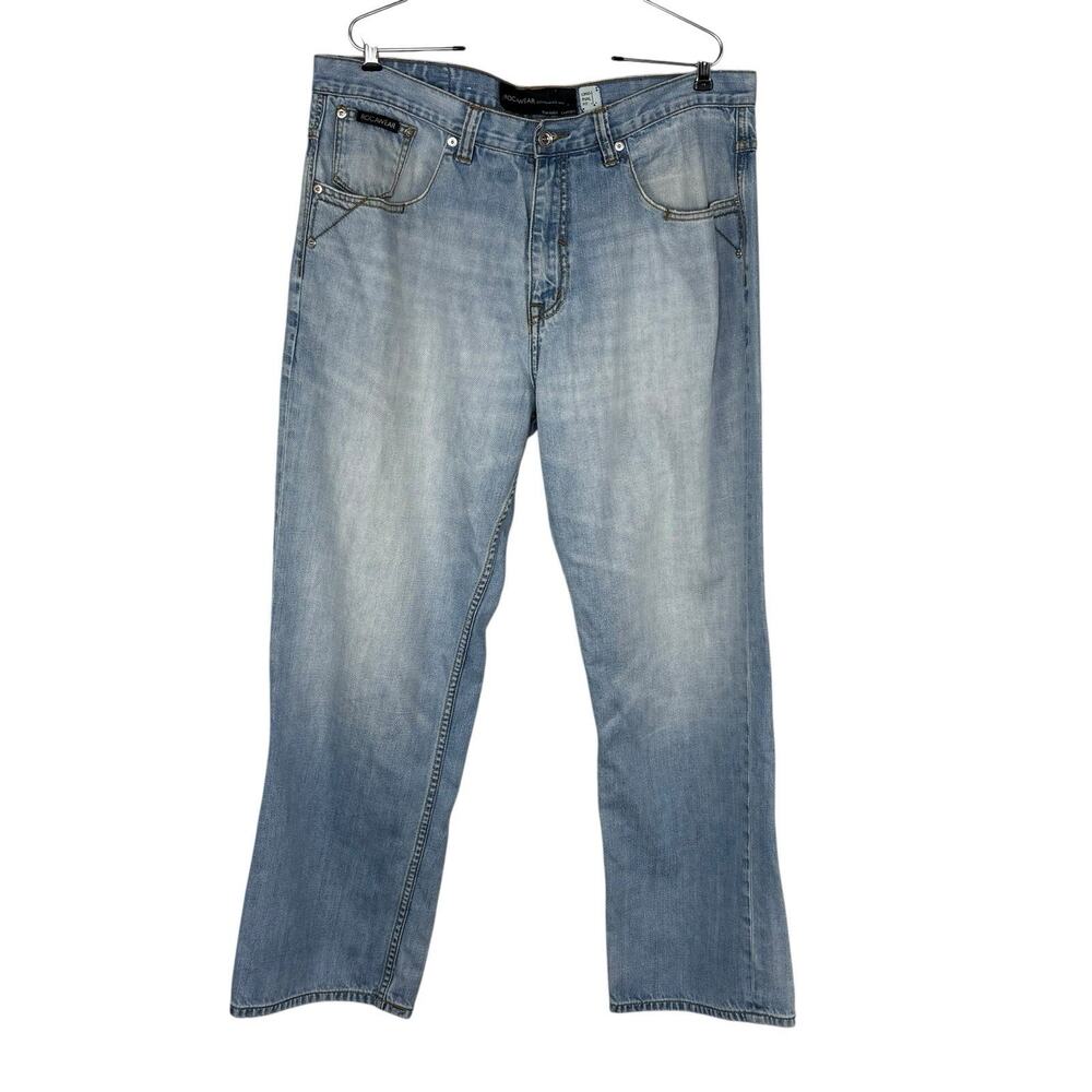Vtg Y2K Rocawear Men’s Jeans Original Fit BAGGY Blue Denim Streetwear Size 38X31